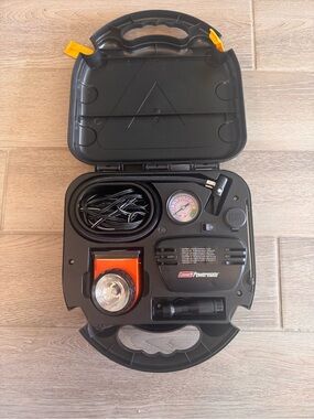 Portable Air Compressor Tire Inflator - Black/Yellow